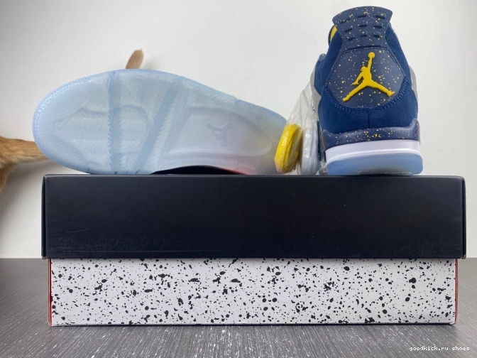 Cheap AJ4-1036660 (PE) Retro Michigan 4 Jordan Air 0709